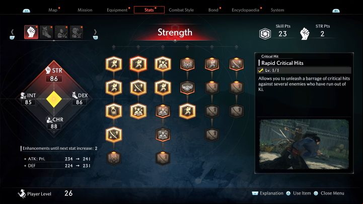 This ability allows series of critical hits to be fired against enemies that have run out of Ki - Rise of the Ronin: Best skills - Basics - Rise of the Ronin Guide