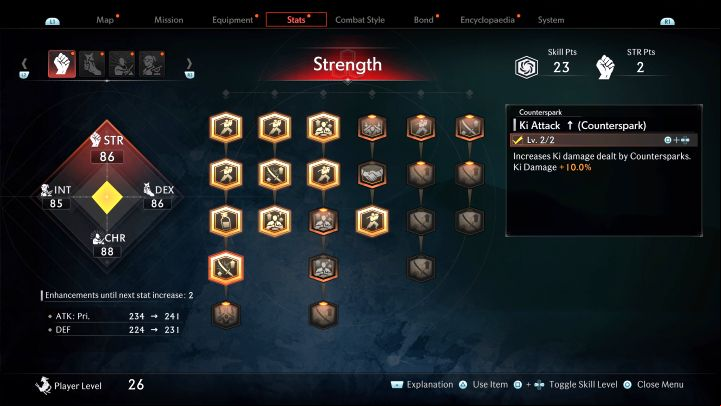 Each purchased level of this skill increases the dealt Ki damage after a successful Counterspark - Rise of the Ronin: Best skills - Basics - Rise of the Ronin Guide