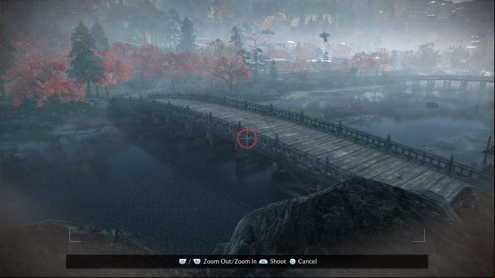 Stand in the vantage point on rocks near the river and photograph the bridge to the southeast - Rise of the Ronin: All photographies in the Kyoto region - Secrets and Collectibles - Rise of the Ronin Guide