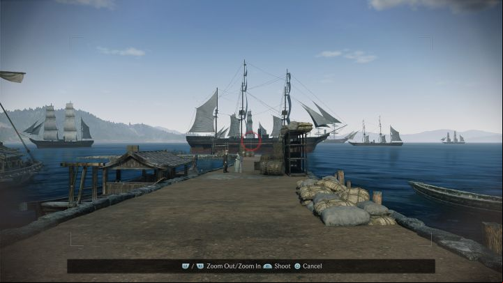 Photograph the large foreign ship docked next to Yokohama - Rise of the Ronin: All photos in the Yokohama region map - Secrets and Collectibles - Rise of the Ronin Guide