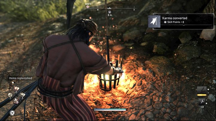 There is also a method to regain karma without fighting, which we described in detail on the FAQ page What are the consequences of death - Rise of the Ronin: Tips and tricks - Basics - Rise of the Ronin Guide