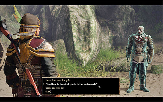 Bring up the issue of the lost soul, during the conversation with Mendoza - Shadows of the Past - Crew quests - Risen 3: Titan Lords - Game Guide and Walkthrough