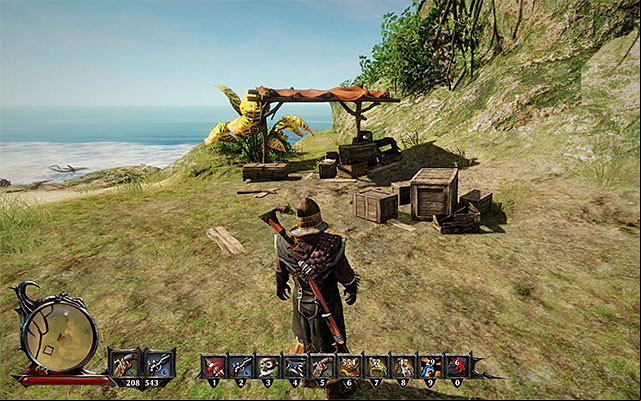 Find the camp at the beach on Tacarigua - Shadows of the Past - Crew quests - Risen 3: Titan Lords - Game Guide and Walkthrough