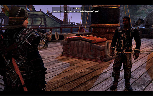 Accost Saddec on a regular basis - I Spy, With My Little Eye... - Crew quests - Risen 3: Titan Lords - Game Guide and Walkthrough