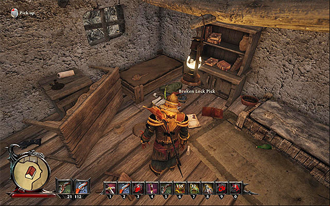 Search the insides of the hut. - Calador - Legendary items - Risen 3: Titan Lords - Game Guide and Walkthrough