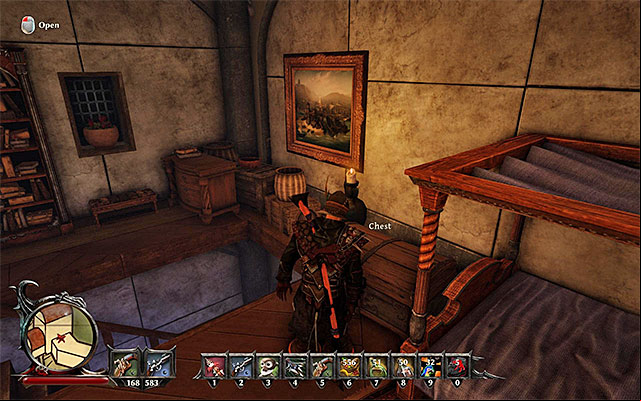 Look into the chest in the Zachariass tower - Taranis - Legendary items - Risen 3: Titan Lords - Game Guide and Walkthrough