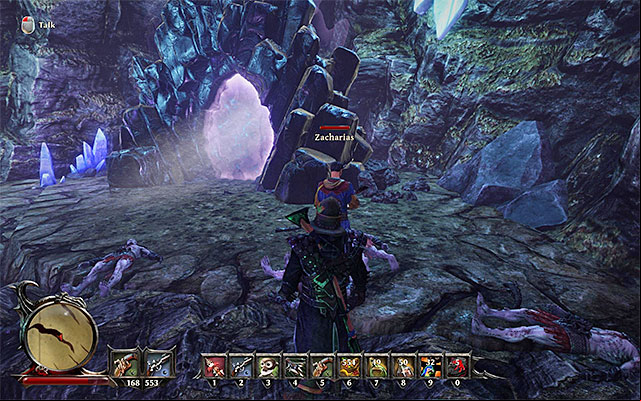 The portal is in the cave where you can find Zacharias - The Realm of the Shadows - Other quests - Risen 3: Titan Lords - Game Guide and Walkthrough