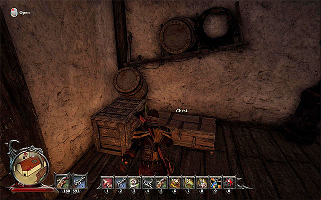 Sneak into the second floor of the tavern and find the chest containing the delicacy you are looking for - The Gourmet - Side Quests - Antigua - Risen 3: Titan Lords - Game Guide and Walkthrough