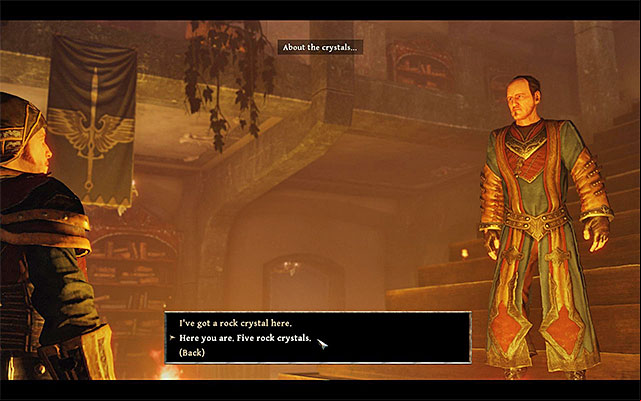 You can deliver Rock Crystals to Faruco - Rock Crystal for the Mages - Crew quests - Risen 3: Titan Lords - Game Guide and Walkthrough