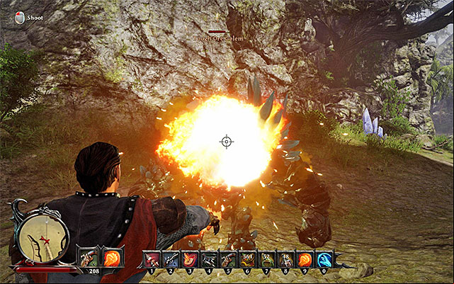 You can defeat the golem in any way that you want - Advancing Among the Guardians - Side Quests - Taranis - Risen 3: Titan Lords - Game Guide and Walkthrough