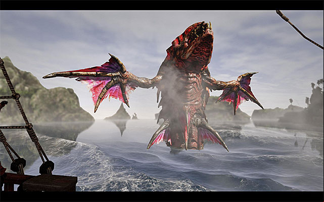 Attack the beast until its health bar is empty - Attack on the High Seas - Other quests - Risen 3: Titan Lords - Game Guide and Walkthrough
