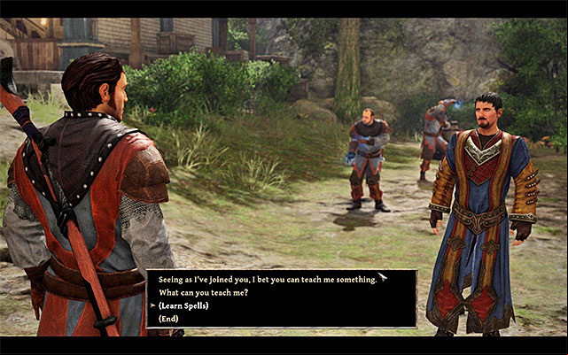 Mauricio moves around the camp - Taranis - Spell teachers - Risen 3: Titan Lords - Game Guide and Walkthrough