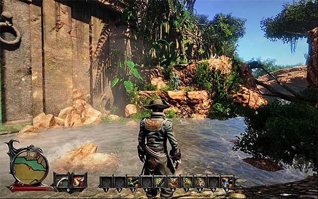 The place in which you will start climbing. - Hunting for Treasure - Main quests - Crab Coast - Risen 3: Titan Lords - Game Guide and Walkthrough