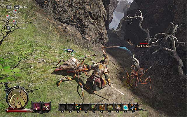 During your trip to the Citadel, your party may fall onto some spiders. - Bony Situation - Side Quests - Calador - Risen 3: Titan Lords - Game Guide and Walkthrough