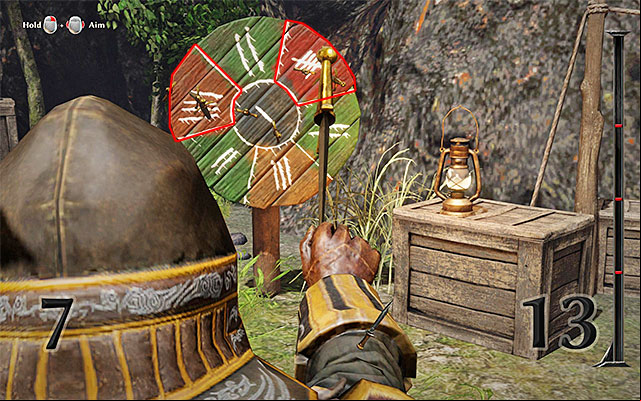 After completing the side quest called On a Knife Edge, speak with Killian again, who can be found in the fishing village (point 6 on the map) - A Good Throw - Side Quests - Calador - Risen 3: Titan Lords - Game Guide and Walkthrough