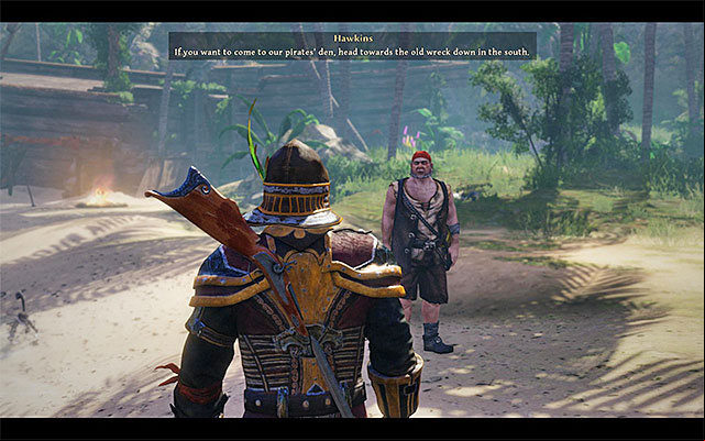 Hawkins - Speak to the Native, Borbor - Side Quests - Kila - Risen 3: Titan Lords - Game Guide and Walkthrough