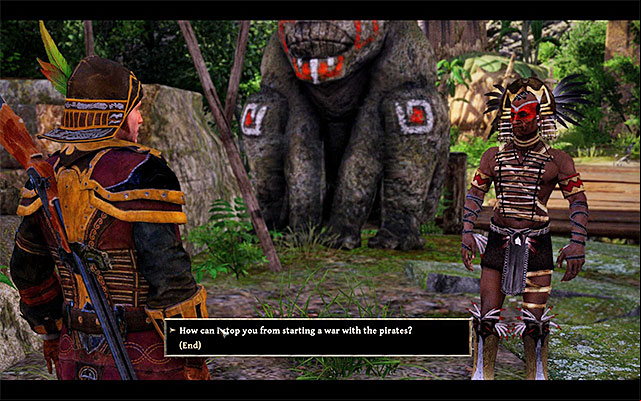 Speak with Hirutu about the problem with the pirates. - On the Warpath - Side Quests - Kila - Risen 3: Titan Lords - Game Guide and Walkthrough
