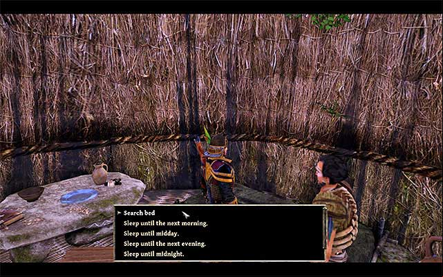 Examine the bed. - On the Warpath - Side Quests - Kila - Risen 3: Titan Lords - Game Guide and Walkthrough
