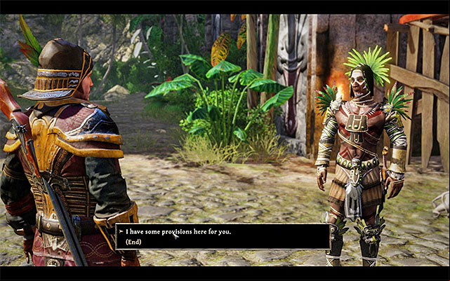 Speak with Baraka. - A Delectable Meal - Side Quests - Kila - Risen 3: Titan Lords - Game Guide and Walkthrough