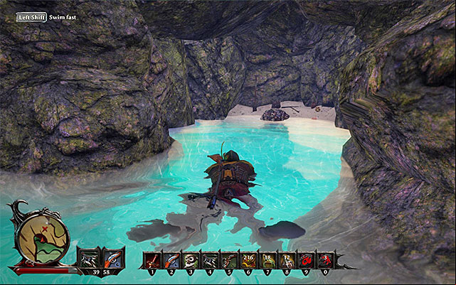 After the conversation ends, go in the direction of a small creek, located to the South-West from the place youve met Leonard (point 16a on the map) - Useless Existence - Side Quests - Kila - Risen 3: Titan Lords - Game Guide and Walkthrough