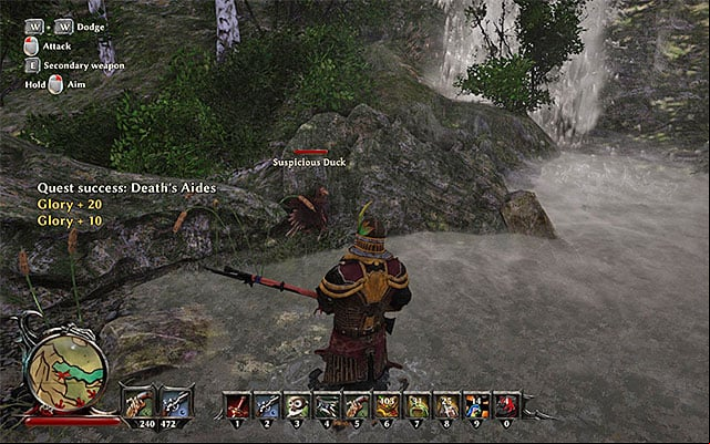 GO towards the stream (point 3b on the map) - Paths to the Afterlife - Side Quests - Fog Island - Risen 3: Titan Lords - Game Guide and Walkthrough