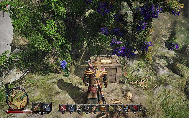 The journal is on a small rocky ledge - United in the Afterlife - Side Quests - Fog Island - Risen 3: Titan Lords - Game Guide and Walkthrough