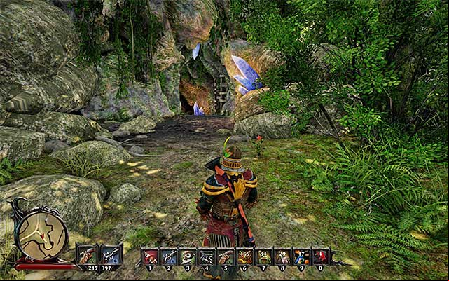 The cave entrance - Escaped - Side Quests - Isle of Thieves - Risen 3: Titan Lords - Game Guide and Walkthrough