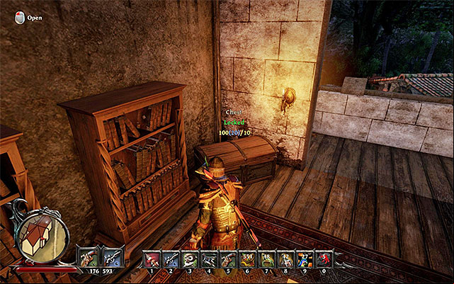 The chest is at the upper level of the governors building - Tacarigua - Legendary items - Risen 3: Titan Lords - Game Guide and Walkthrough