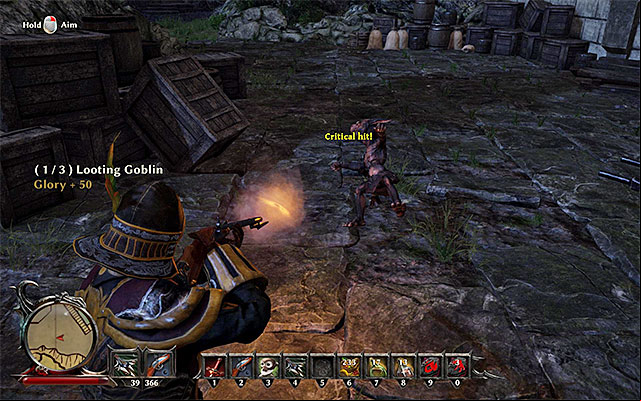 You must get rid of all of the pesky goblins. - Harbour Thieves - Side Quests - Taranis - Risen 3: Titan Lords - Game Guide and Walkthrough