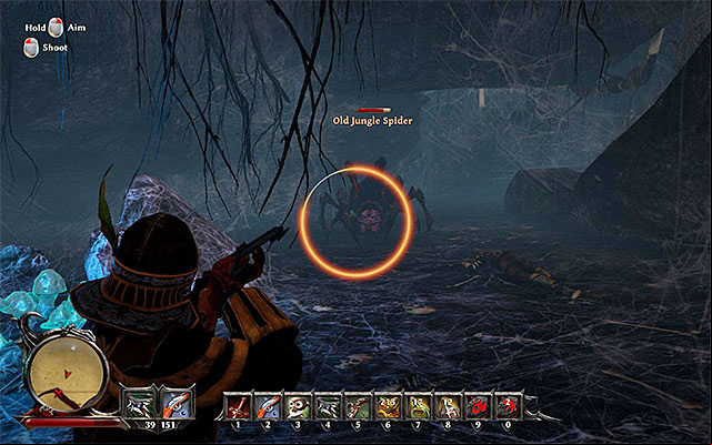 You must eliminate the big spider. - New Allies - Main Quests - Kila - Risen 3: Titan Lords - Game Guide and Walkthrough