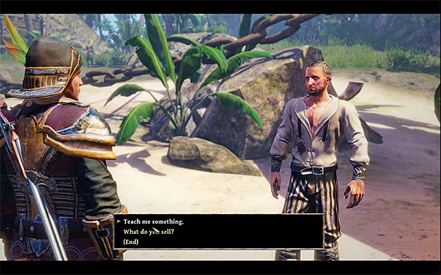 Buddy is also a dealer, and he organizes knife-throwing events. - Kila - Trainers - Risen 3: Titan Lords - Game Guide and Walkthrough