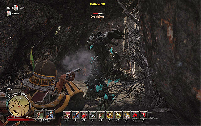You can fight the golem or try to sneak by him. - New Allies - Main Quests - Calador - Risen 3: Titan Lords - Game Guide and Walkthrough