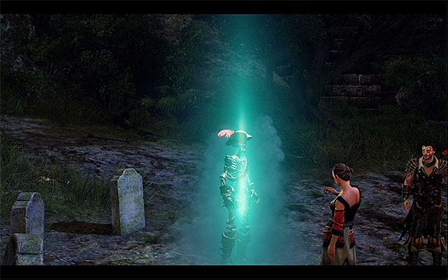 Go with Emma to the cemetery and witness the result of the experiment - Become a Voodoo Master - Side Quests - Antigua - Risen 3: Titan Lords - Game Guide and Walkthrough