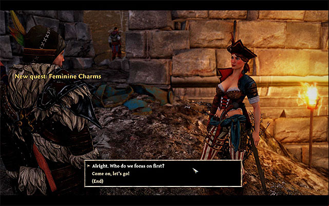 You need to talk to Patty to unlock this quest - Feminine Charms - Crew quests - Risen 3: Titan Lords - Game Guide and Walkthrough