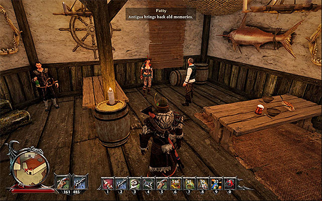 You can find Patty at the tavern - Feminine Charms - Crew quests - Risen 3: Titan Lords - Game Guide and Walkthrough