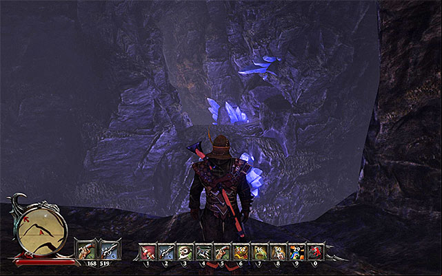After you enter the cave, reach the first fork and go left, i - Re-Forge Kraken Eye - Weapons quests - Risen 3: Titan Lords - Game Guide and Walkthrough