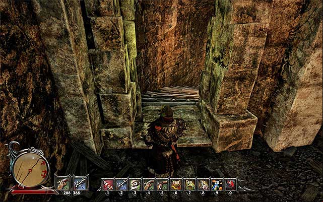 After you use the lever, turn by 180 degrees and cross the central tower again - Reunion - Main Quests - Skull Island - Risen 3: Titan Lords - Game Guide and Walkthrough