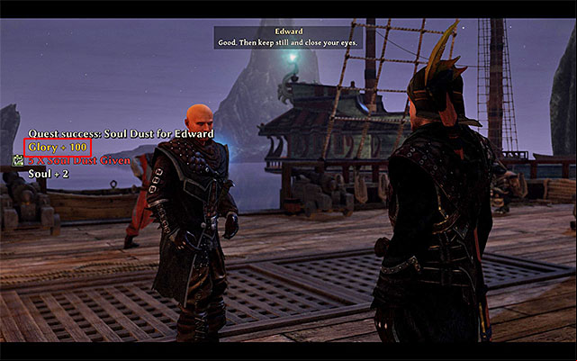 You always get to know about the number of glory points that you are awarded - Obtaining glory points (XP) - Risen 3: Titan Lords - Game Guide and Walkthrough