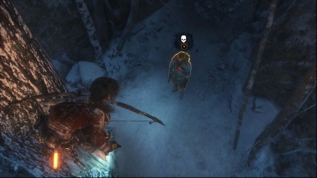 In the morning, it turns out that the area around Laras camp is swarming with enemies - Rise of the Tomb Raider: Return to the camp to upgrade arrows, walkthrough - Siberian Wilderness - Best Laid Plans - Rise of the Tomb Raider Guide