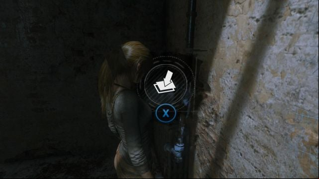 As soon as you wake up in the cell, approach the pipe that lets steam out and force it out - Rise of the Tomb Raider: Prison break, walkthrough - Unexpected Discovery - Rise of the Tomb Raider Guide