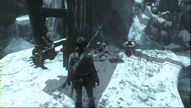 Enter the tomb by jumping from over the ships mast to the other side - Rise of the Tomb Raider: Documents, Glacial Caverns secrets, location, tips - Glacial Caverns - Rise of the Tomb Raider Guide