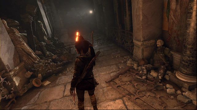 A bit after you find the first Document, after you enter the part where you find ancient ruins - Rise of the Tomb Raider: Documents, Abandoned Mine secrets, locations, tips - Abandoned Mine - Rise of the Tomb Raider Guide