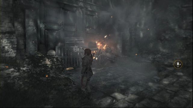 Nearly in a straight line, West of the Remnant Bazaar, at the blue gate - Rise of the Tomb Raider: Documents, The Acropolis secrets, locations, tips - The Acropolis - Rise of the Tomb Raider Guide