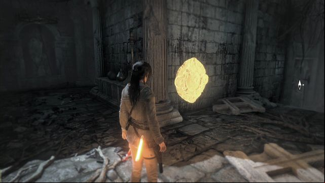 While escaping from the location, at the moment at which you climb out of the water - the mural is on the wall in the next corridor - Rise of the Tomb Raider: Relics, murals, Flooded Archives secrets, tips - Flooded Archives - Rise of the Tomb Raider Guide