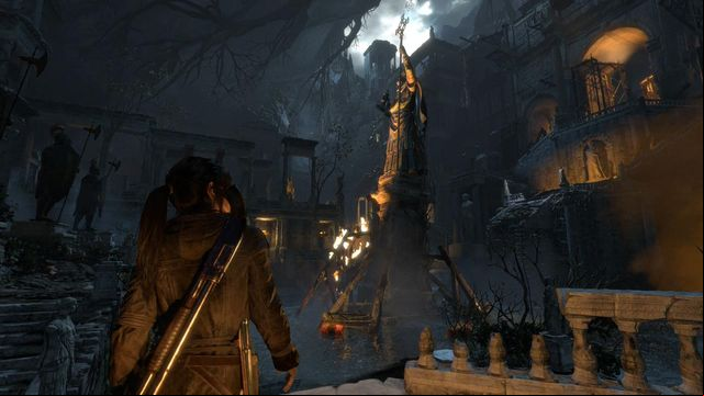 Thanks to the rebreather, you will reach one of the internal yards - Rise of the Tomb Raider: Find a way to escape with the Atlas, walkthrough - Rising Tide - Rise of the Tomb Raider Guide