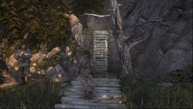 To reach the observatory, you need to through a fragment of the geothermal valley - Rise of the Tomb Raider: Find your way to the Observatory, walkthrough - The Gathering - Rise of the Tomb Raider Guide
