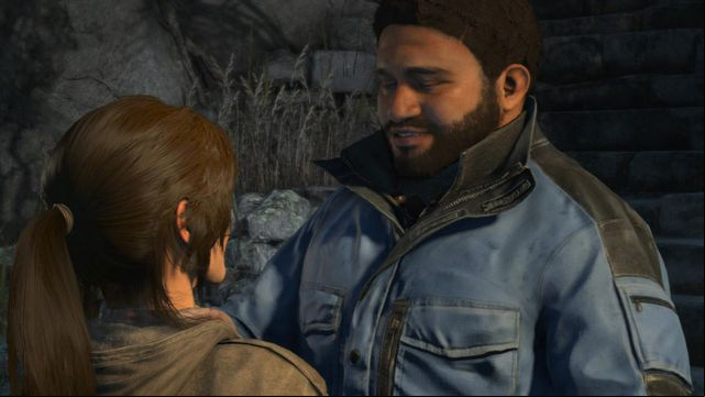 Several steps past the camp, you should meet Jonah again - Rise of the Tomb Raider: Find your way to the Observatory, walkthrough - The Gathering - Rise of the Tomb Raider Guide