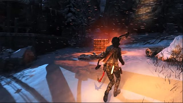 After a short climb, you will get to the camp, right next to the traders cottage, who you have already had experience with - Rise of the Tomb Raider: Follow the Trinity helicopter to the base, walkthrough - The Rescue - Rise of the Tomb Raider Guide