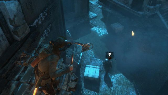 You can also try to eliminate several lone guards - Rise of the Tomb Raider: Get through the first gate, walkthrough - The Frozen City - Rise of the Tomb Raider Guide