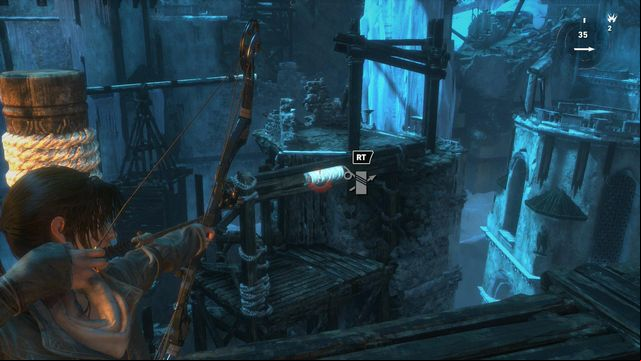 Deathless that are operating the third trebuchet destroy the machine that you have just been using - Rise of the Tomb Raider: Go to the other trebuchet, walkthrough - Gate Crasher - Rise of the Tomb Raider Guide